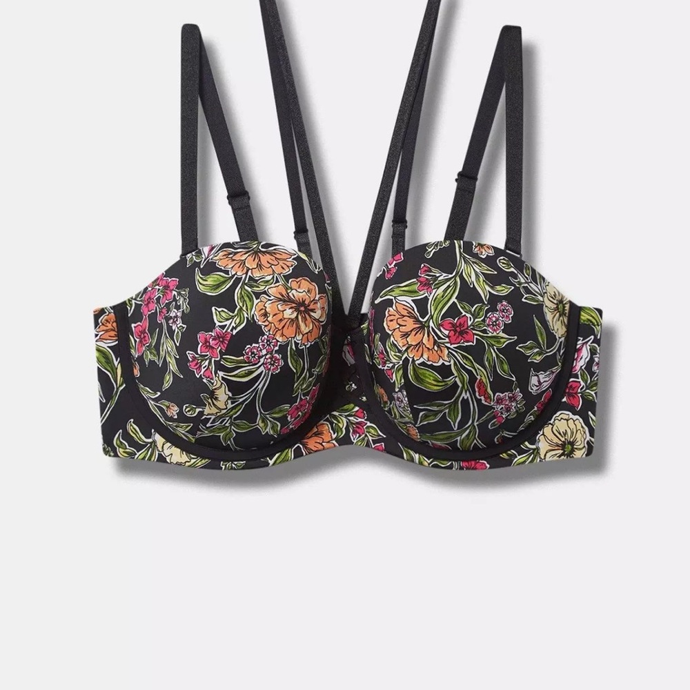 Torrid Black Bombshell Underwire Bra 44DD